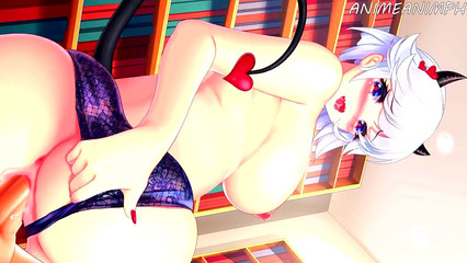 Суккуб в сексуальных трусиках скачет на члене незнакомца